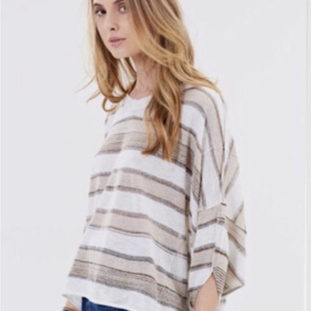 Free People “Love Me Too” Striped Knit Top, XS, Great Condition